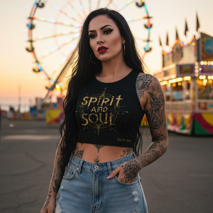Spirit and Soul Athletic Crop Top