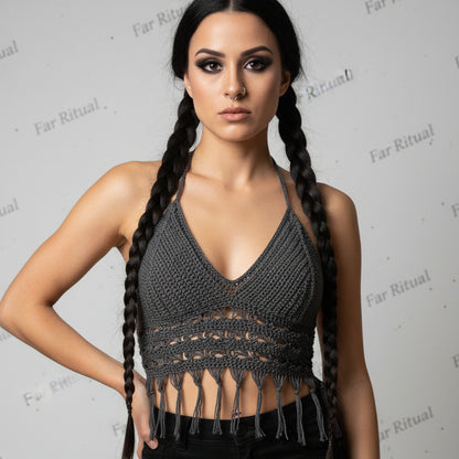 Swept Away (Charcoal) Size M/L ~ READY TO SHIP ~